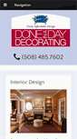 Mobile Screenshot of doneinadaydecorating.com